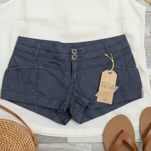 Billabong "Free Your Mind" Cuffed Outdoor Shorts - Grey - Junior Size 5 NWT